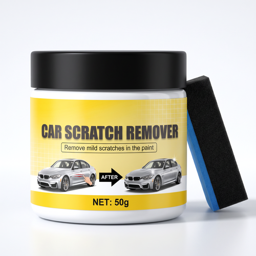 GuardMC scratch repair cream jar with dual-layer applicator sponge